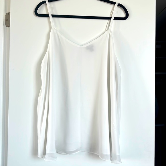 Torrid - White Chiffon Sophie Tank - Picture 4 of 9